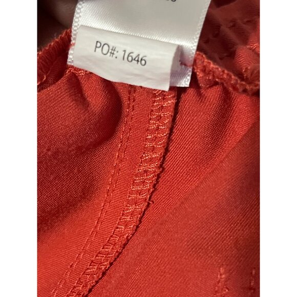 FIGS Women Yola Scrub Pants in Clay size Large - Picture 12 of 13